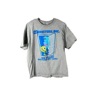 Monsters Inc Disney Pixar Graphic‎ T-shirt Men's Size Medium
